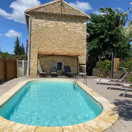 Mas Entierement Renove, à Salazac, Des Deux Vallées, 4 Chambres, 8 Personnes Avec Piscine Privée * Salazac