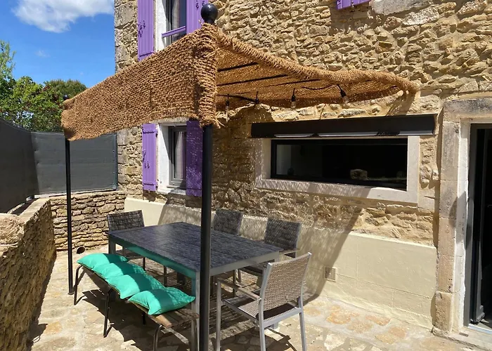 Mas Entierement Renove, A Salazac, Des Deux Vallees, 4 Chambres, 8 Personnes Avec Piscine Privee Semesterbostad *